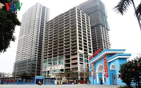 Dự án nhà ở xã hội AZ Thăng Long đã ngừng thi công toàn bộ.