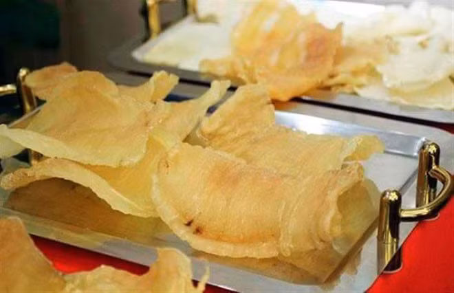 Bong bóng cá đường có độ to, mềm, dai và nhiều dinh dưỡng hơn những loại cá khác. (Ảnh: diadiemdulich)