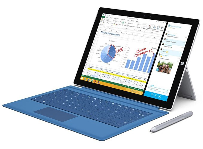 Cùng với đó, Microsoft cho ra mắt Surface Pro 3 cải thiện trackpads nhạy và đa tác vụ.