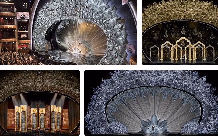 Đây là thiết kế đặc biệt dành cho sự kiện điện ảnh lần thứ 90 của Viện Hàn lâm Khoa học và Nghệ thuật Điện ảnh Mỹ.