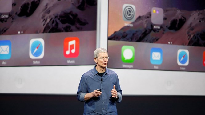 Tim Cook dang mao hiem vi doanh so that vong?
