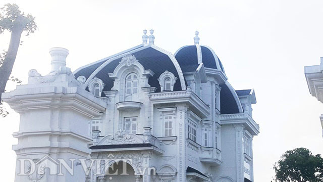 Căn biệt thự được thiết kế rất tinh xảo.