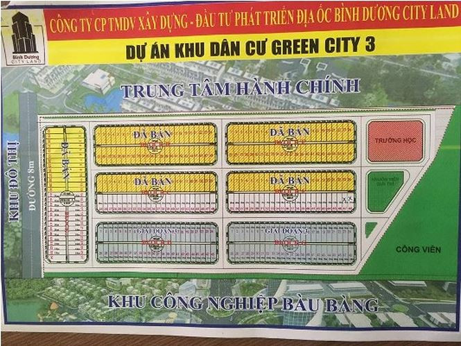 Binh Duong: Cong ty Dia oc City Land ban du an 