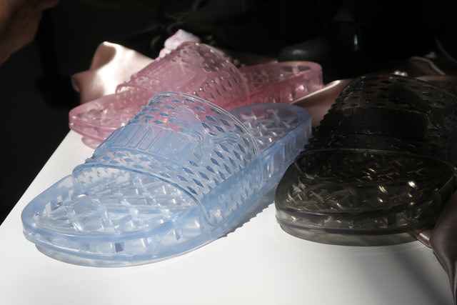 Fenty Puma Jelly Slides.