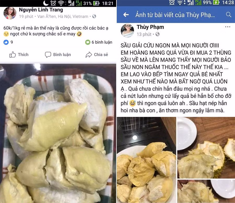 Tuy nhiên, số ít người khen ngợi sầu ngon so với mức giá đó.