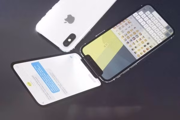  iPhone X phiên bản nắp gập đẹp rụng rời ảnh 1