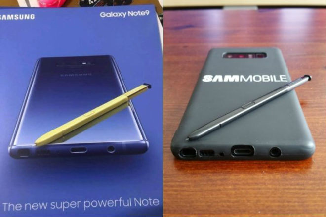 Note 9 lộ gần như toàn bộ thiết kế và cấu hình.