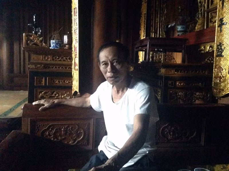 Ông Nguyễn Quang Học mong các con giữ được nếp nhà kẻ truyền.