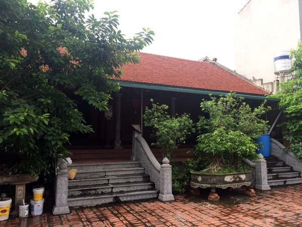 Ngôi nhà 5 gian được làm bằng gỗ quý, kiên cố của cụ Pháo.