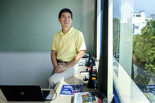 Ông Nguyễn Đức Tài, Chủ tịch HĐQT Thế Giới Di Động. Ảnh: Bloomberg.