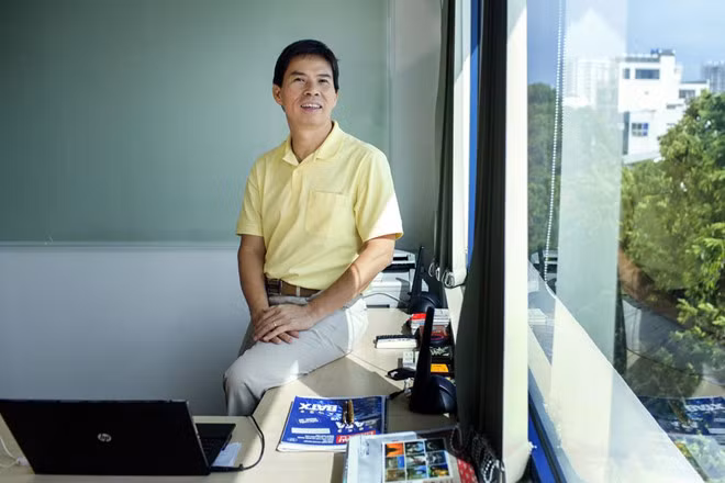 Ông Nguyễn Đức Tài, Chủ tịch HĐQT Thế Giới Di Động. Ảnh: Bloomberg.