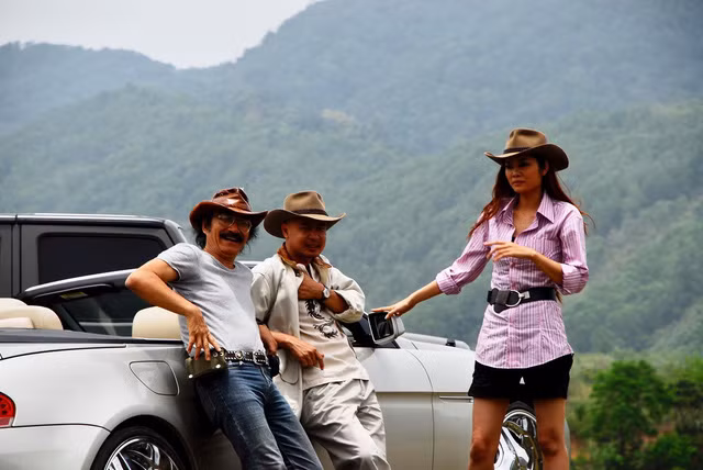 Nhạc sĩ Nguyễn Cường và CEO Đặng Lê Nguyên Vũ tại MDrak năm 2008 (ảnh NSCC)