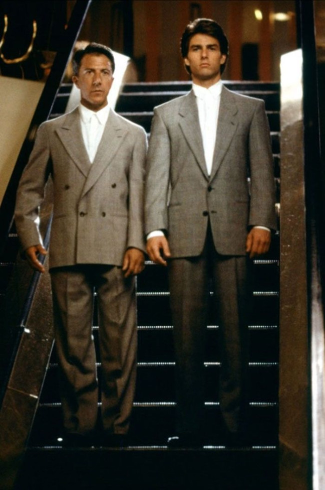 Dustin Huffman và Tom Cruise trong Rain Men.