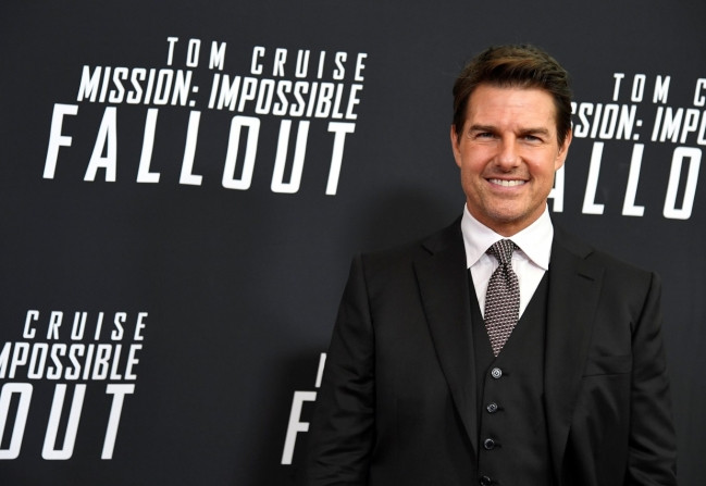 Tom Cruise trong buổi công chiếu phim Mission Impossible: Fall Out vào đầu tuần này.