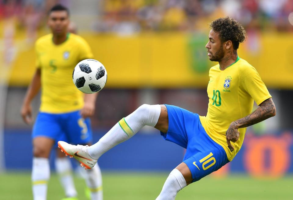 1. Brazil - 5,8 triệu bảng: Ngôi vị số 1 trong bảng xếp hạng ứng cử viên cho chức vô địch World Cup 2018 cũng chính là Brazil.