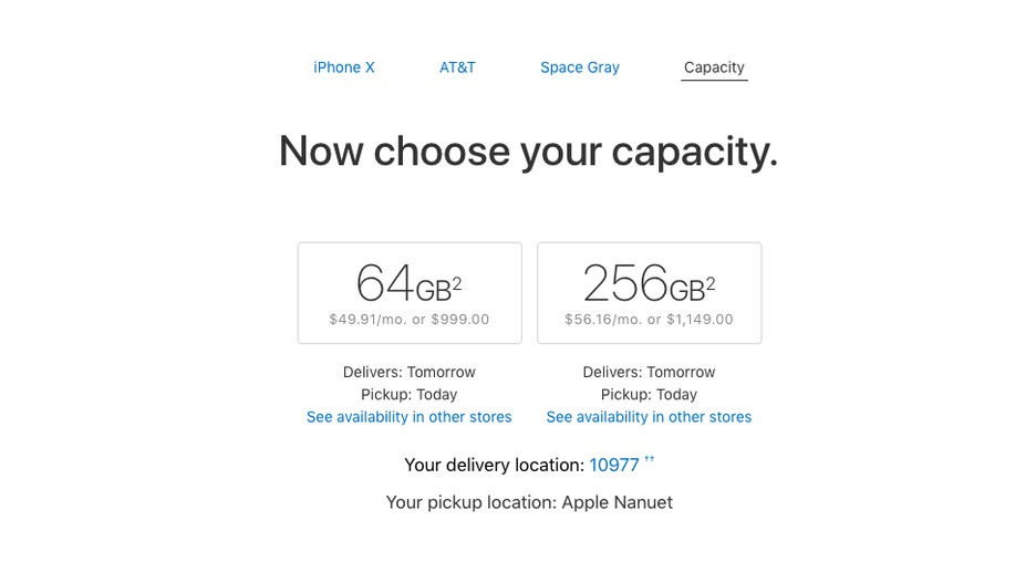 Người dùng chỉ còn có hai lựa chọn dung lượng lưu trữ trên iPhone là 64/256 GB nhưng mức giá chênh khá lớn. Nếu như trong sự kiện lần này, những chiếc iPhone mới được bán ra với mức dung lượng lưu trữ cao hơn kèm giá bán hấp dẫn sẽ giúp người dùng không cần phải đắn đo quá nhiều khi chọn mua máy.