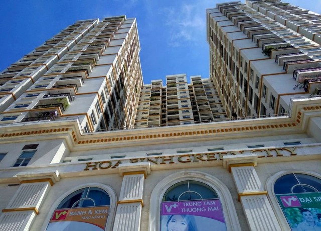 Dự án chung cư Hòa Bình Green City liên tục bị điều chỉnh quy hoạch, quyết định đầu tư. Ảnh: TK.