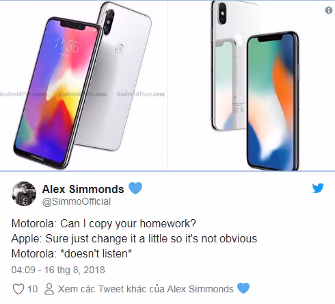 Motorola bi che gieu “khong biet xau ho” khi nhai iPhone X trang tron-Hinh-6