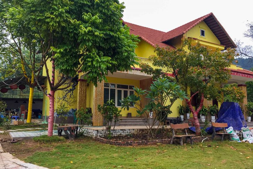 Khu biệt thự nguy nga xây để kinh doanh, cho thuê.