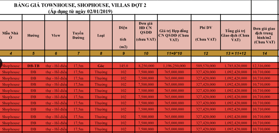 Mua dat New City Pho Noi, khach chiu phi dich vu 