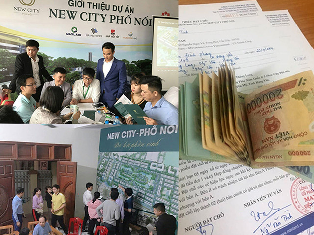 Mua dat New City Pho Noi, khach chiu phi dich vu 