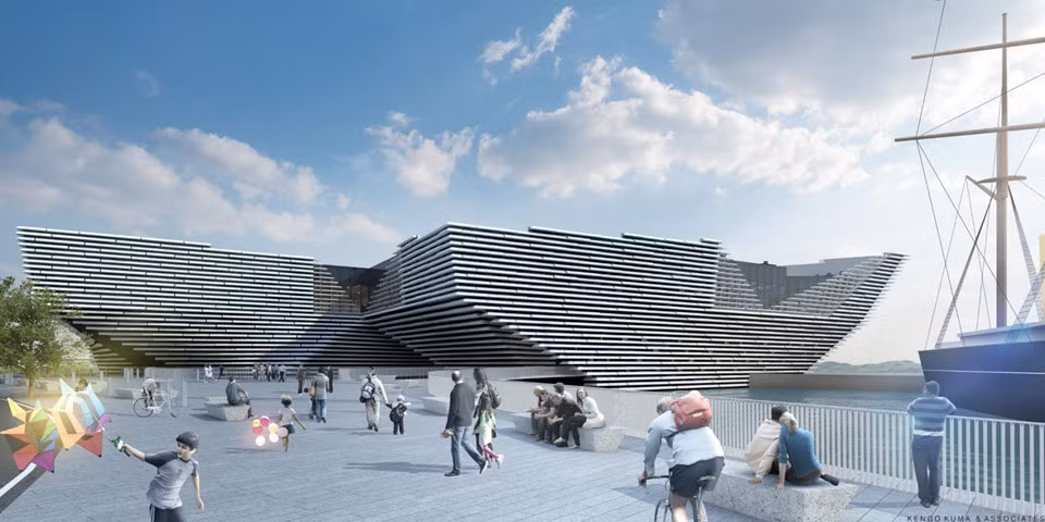 V&amp;A Museum of Design, Dundee (Scotland) - Hãng kiến trúc: Kengo Kuma &amp; Associates. Công trình bảo tàng ấn tượng với các tấm đá V&amp;A dự kiến mở cửa trong năm nay. Đây là thiết kế của hãng kiến trúc Nhật Kengo Kuma &amp; Associates.