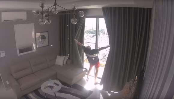 Không gian phòng khách.