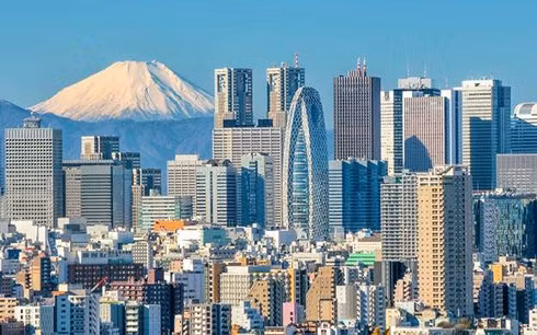 Giá bất động sản Nhật Bản tăng cao. Ảnh: Báo Xây dựng Online.