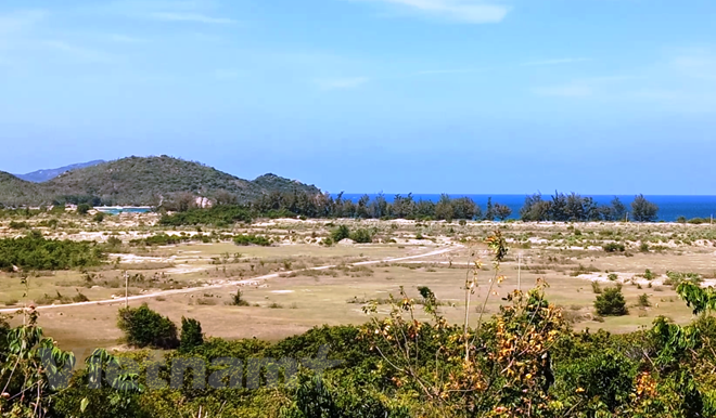 Dự án khu du lịch Bình Tiên 'đắp chiếu' sau 13 năm khởi công. Ảnh: Hùng Võ/Vietnam+.