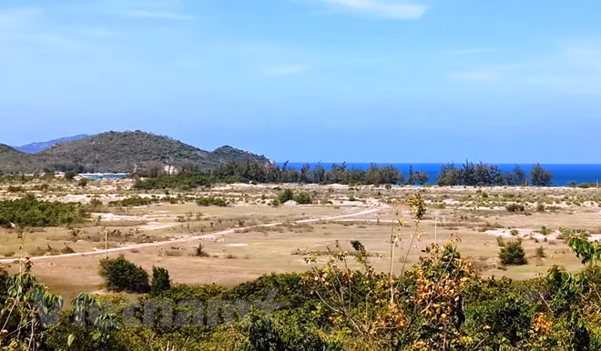 Dự án khu du lịch Bình Tiên 'đắp chiếu' sau 13 năm khởi công. Ảnh: Hùng Võ/Vietnam+.