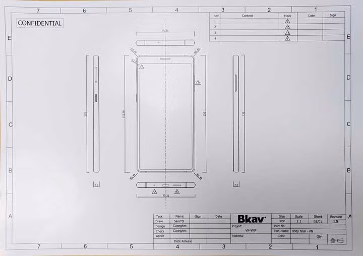 BPhone 3 gọn hơn, màn hình lớn hơn BPhone 2 BPhone 3 gon hon, man hinh lon hon BPhone 2
