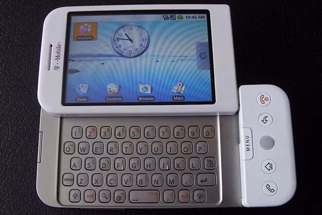 T-Mobile G1 khởi đầu cho sự xuất hiện của Android trên thị trường smartphone.