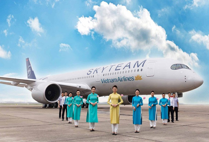 Phi công và tiếp viên chiếm 41% nguồn nhân lực của Vietnam Airlines. Ảnh minh họa.