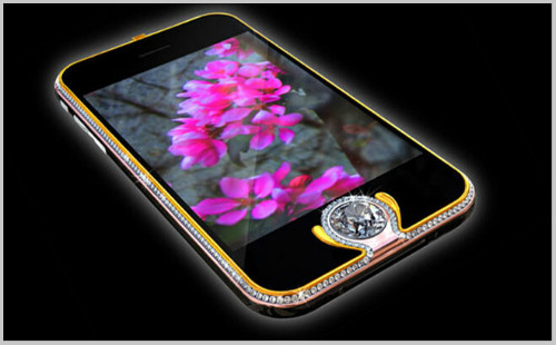 Chiếc smartphone nạm kim cương siêu sang này có giá 2,5 triệu USD.