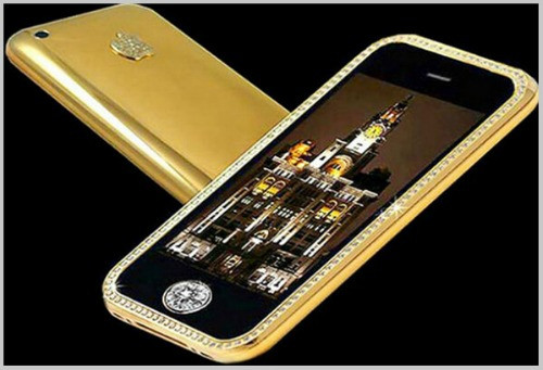 iPhone 3G nạm vàng, hàng trăm viên kim cương giá tới 3,2 triệu USD.