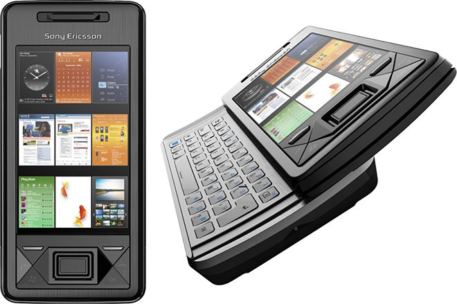 Sony Xperia X1 có bàn phím trượt ngang thú vị.