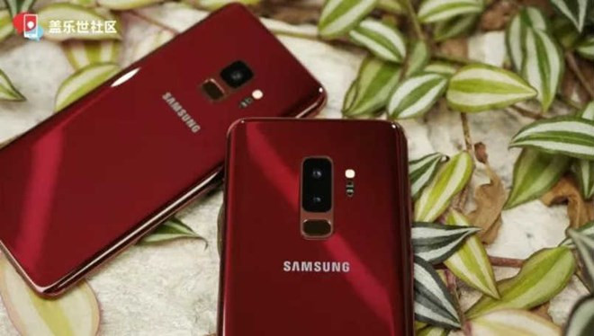 Galaxy S9/S9 Plus màu đỏ tía Burgundy mới. Nguồn: bgr.in.