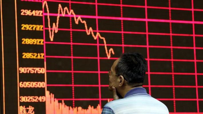 Riêng thị trường Trung Quốc mất 746 tỷ USD vốn hóa trong 2 tuần qua.