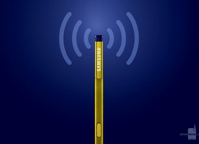 Bút S Pen có khả năng kết nối không dây.