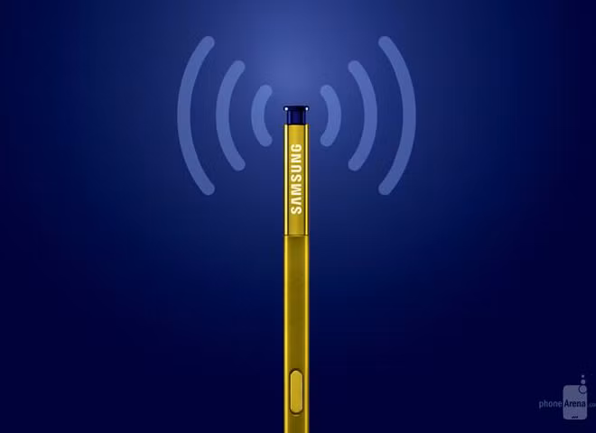 Bút S Pen có khả năng kết nối không dây. Bút S Pen có khả năng kết nối không dây.