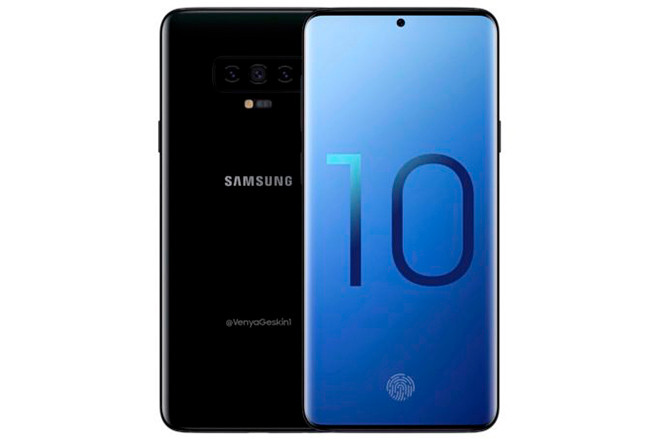 Y tuong thiet ke Galaxy S10 dep me hon qua cac loi don
