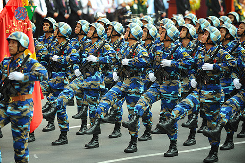 Lực lượng lính thuỷ đánh bộ thuộc biên chế Hải quân nhân dân Việt Nam. Là lực lượng cơ động sẵn sàng chi viện cho các chiến trường, biển đảo.