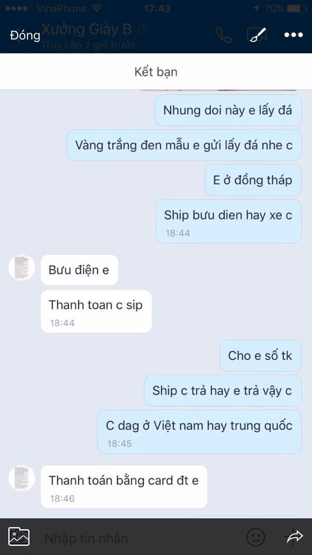 Thay vì chuyển khoản bằng tiền mặt chúng yêu cầu trả bằng thẻ điện thoại. Ảnh: M.THÀNH.