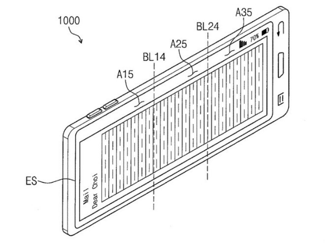 Không chỉ có bằng sáng chế điện thoại thông minh gập đôi, lần này Samsung còn có bằng sáng chế với loại smartphone gập 3. Không chỉ có bằng sáng chế điện thoại thông minh gập đôi, lần này Samsung còn có bằng sáng chế với loại smartphone gập 3.