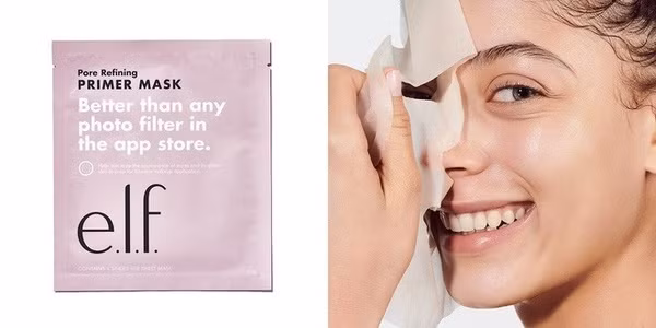 Mặt nạ kiêm luôn kem lót trang điểm tiện lợi.