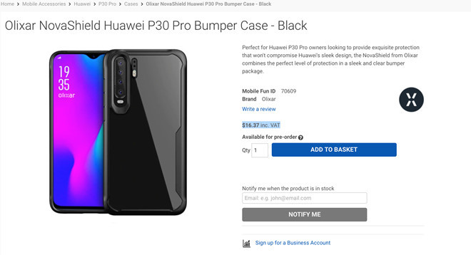 Huawei P30 Pro lo dien voi 4 camera sau-Hinh-2