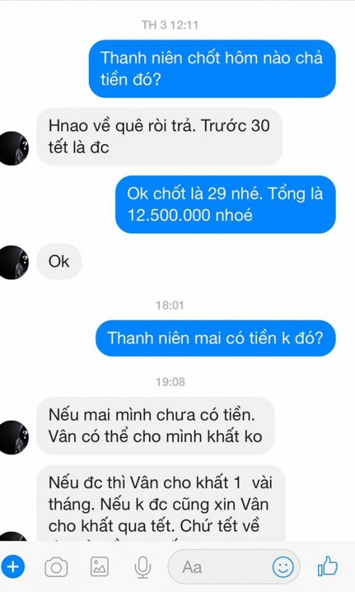 Lúc vay tiền thì nhanh thế mà lúc trả nợ thì cứ khất mãi.