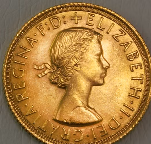 Đồng xu bằng vàng nguyên chất in hình Nữ hoàng Elizabeth có giá 997.000 USD.