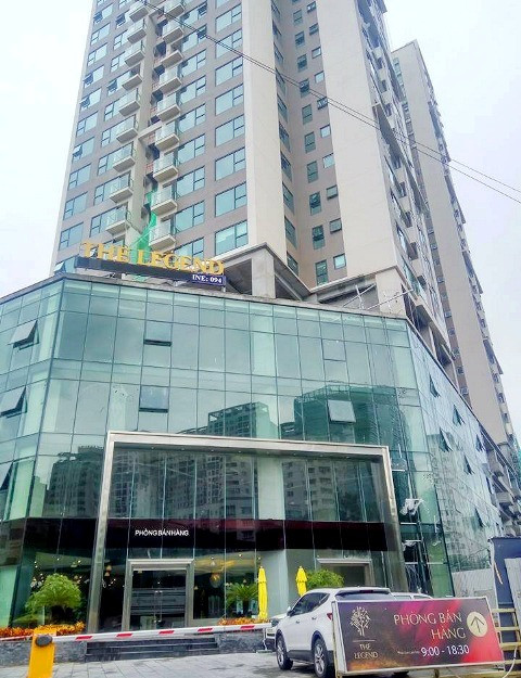 Thế nhưng, chủ đầu tư đã sử dụng một phần diện tích tầng 1 làm phòng bán hàng...