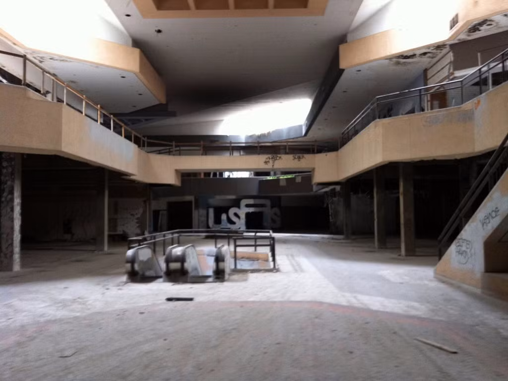 Khi khách hàng ngày càng chuộng mua sắm trực tuyến, số phận của các cửa hàng bán lẻ đã được định đoạt tại Mỹ. Theo khảo sát của Cushman &amp; Wakefield, số lượng khách ghé thăm các siêu thị đã giảm 50% trong giai đoạn 2010 đến 2013.